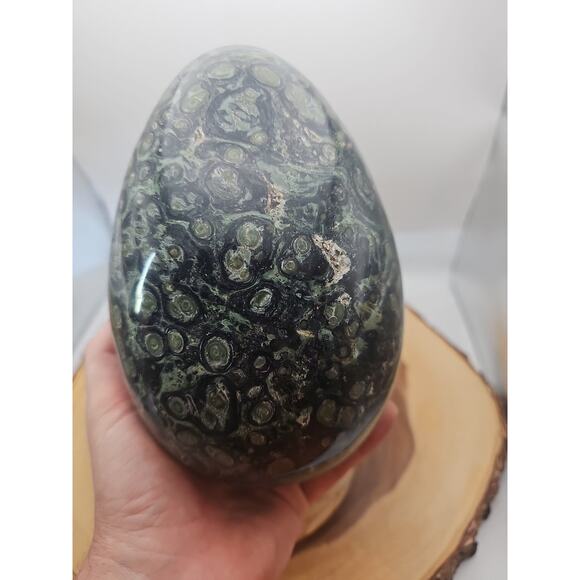 9.1LB Natural Kambaba Jasper Quartz Crystal egg Mineral specimen Healing - Picture 11 of 11